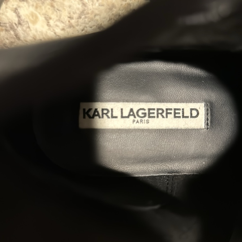Karl Lagerfield Safia boots. Size 13 - Picture 4 of 5